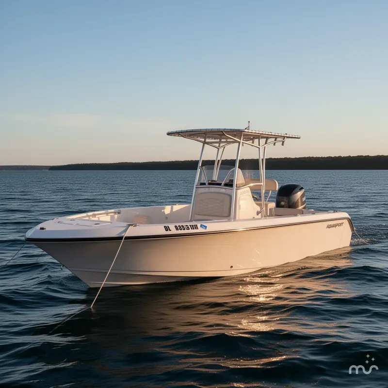 Slide: The Image of Aquasport 2200 Center Console 2024 - 2