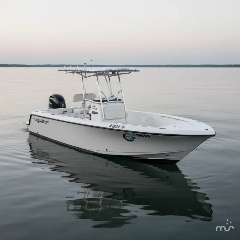 Slide: The Image of Aquasport 2200 Center Console 2024 - 0