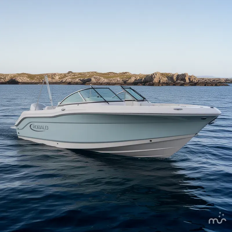 Slide: The Image of Robalo R207 Dual Console 2025 - 2