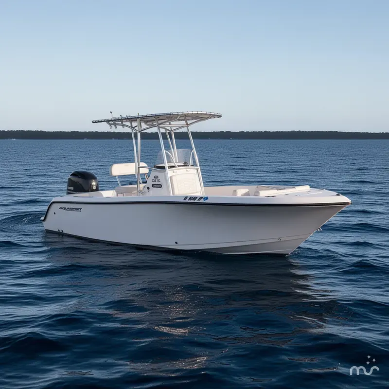 Slide: The Image of Aquasport 2200 Center Console 2024 - 0
