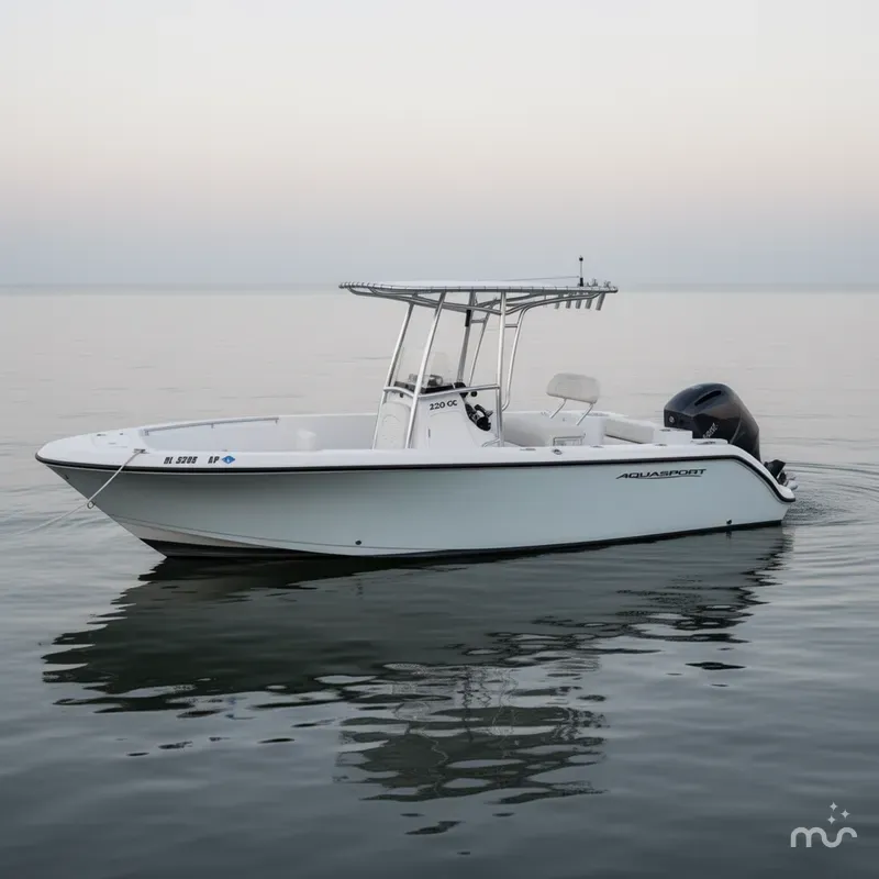 Slide: The Image of Aquasport 2200 Center Console 2024 - 1
