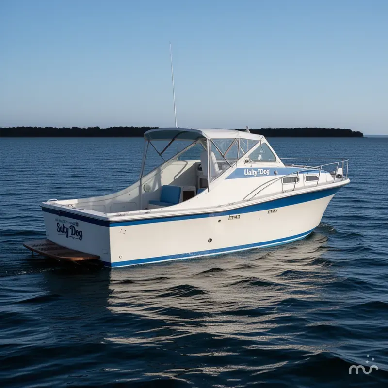 Slide: The Image of Uniflite 28 Salty Dog 1976 - 0