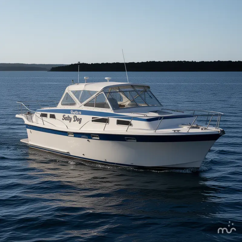 Slide: The Image of Uniflite 28 Salty Dog 1976 - 1