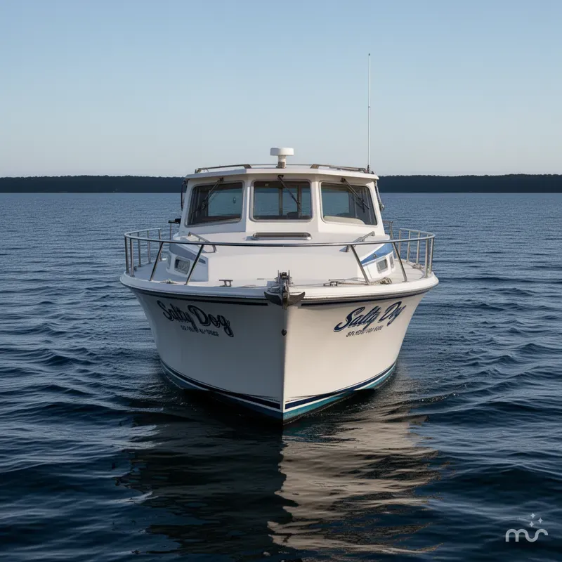 Slide: The Image of Uniflite 28 Salty Dog 1976 - 2