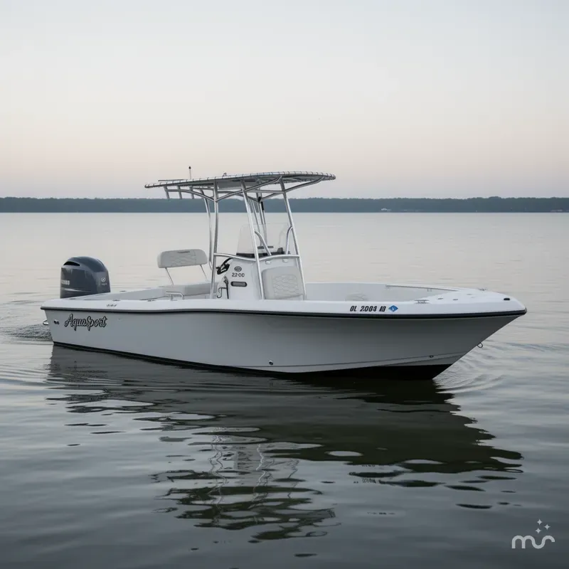 Slide: The Image of Aquasport 2200 Center Console 2024 - 0