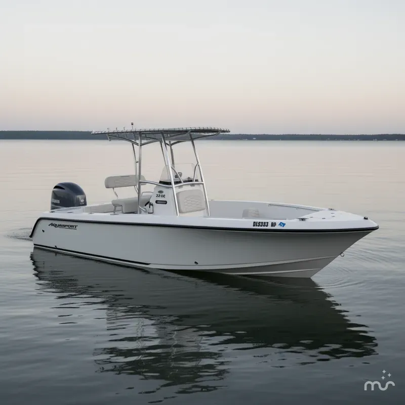 Slide: The Image of Aquasport 2200 Center Console 2024 - 2