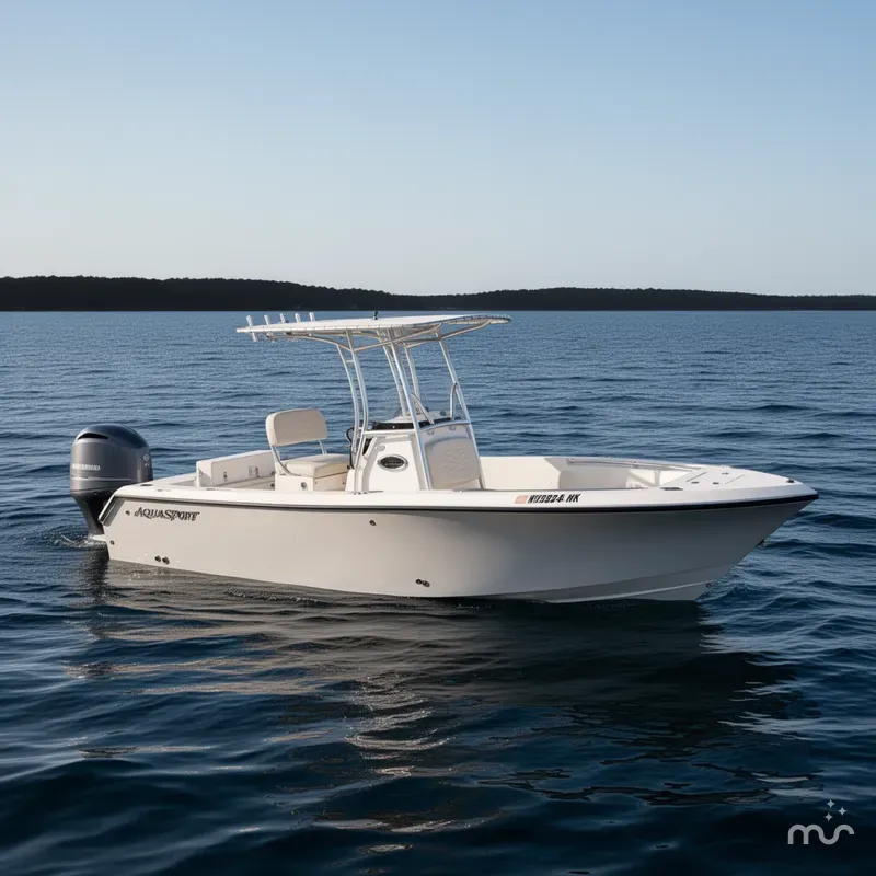 Slide: The Image of Aquasport 2200 Center Console 2024 - 0