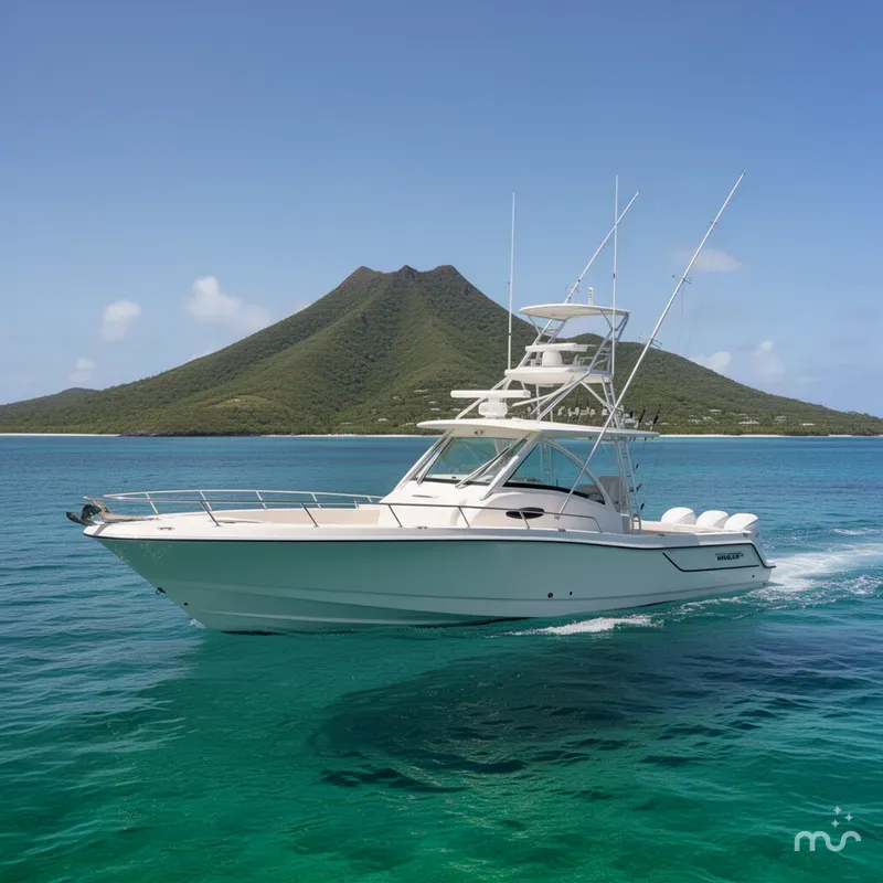 Slide: The Image of Boston Whaler 420 Outrage 2021 - 2
