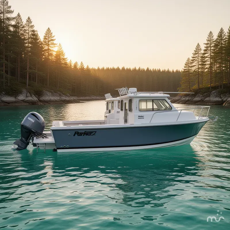 Slide: The Image of Parker Marine 227 Explorer 2026 - 2