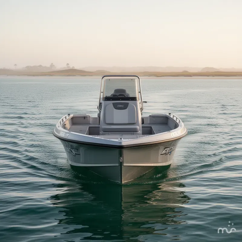 Slide: The Image of Excel Bay Pro 203 w/Suzuki 140HP Engine and Aluminum Trailer Included 2021 - 1