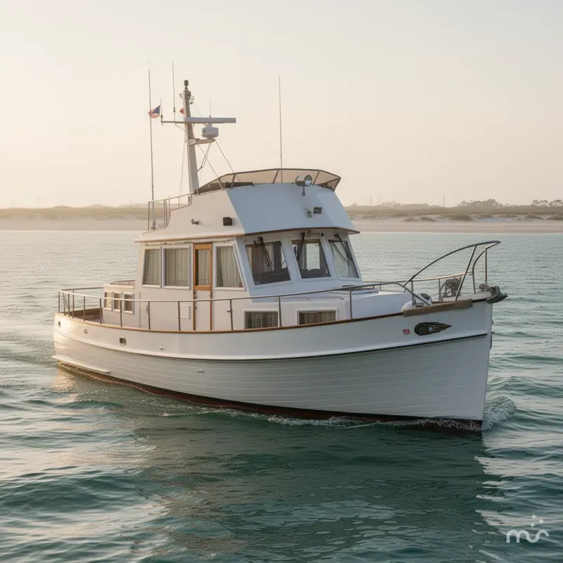 Slide: The Image of Grand Banks Heritage Trawler 1989 - 0