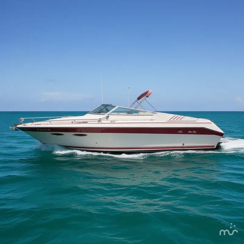 Slide: The Image of Sea Ray 260 Overnighter 1989 - 1