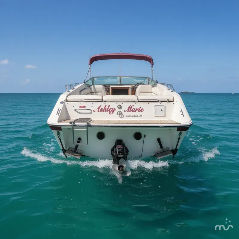 Slide: The Image of Sea Ray 260 Overnighter 1989 - 2