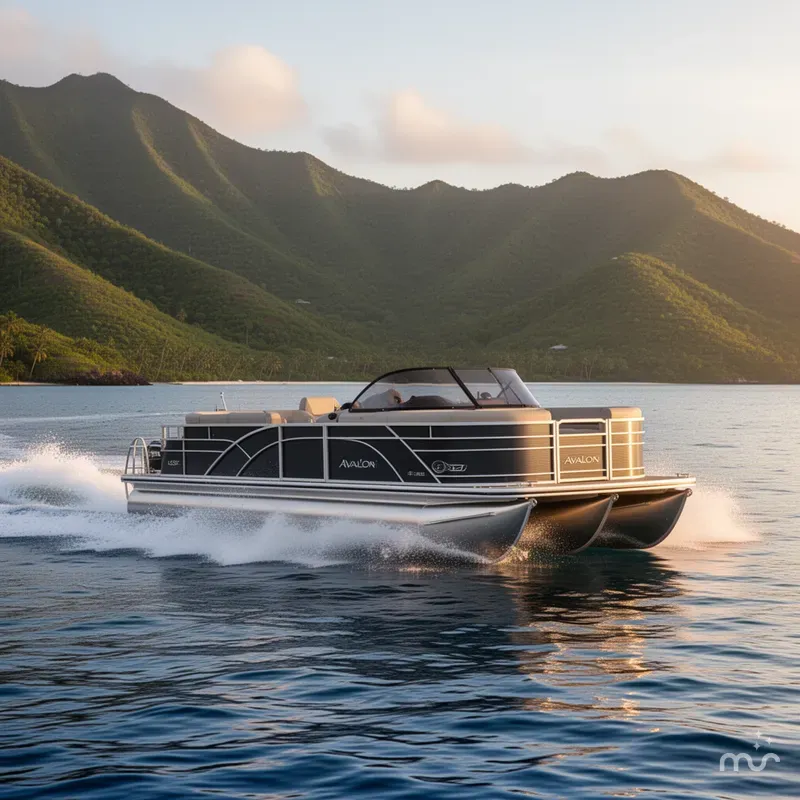 Slide: The Image of Avalon LSZ Elite Windshield 23 FT 2025 - 2