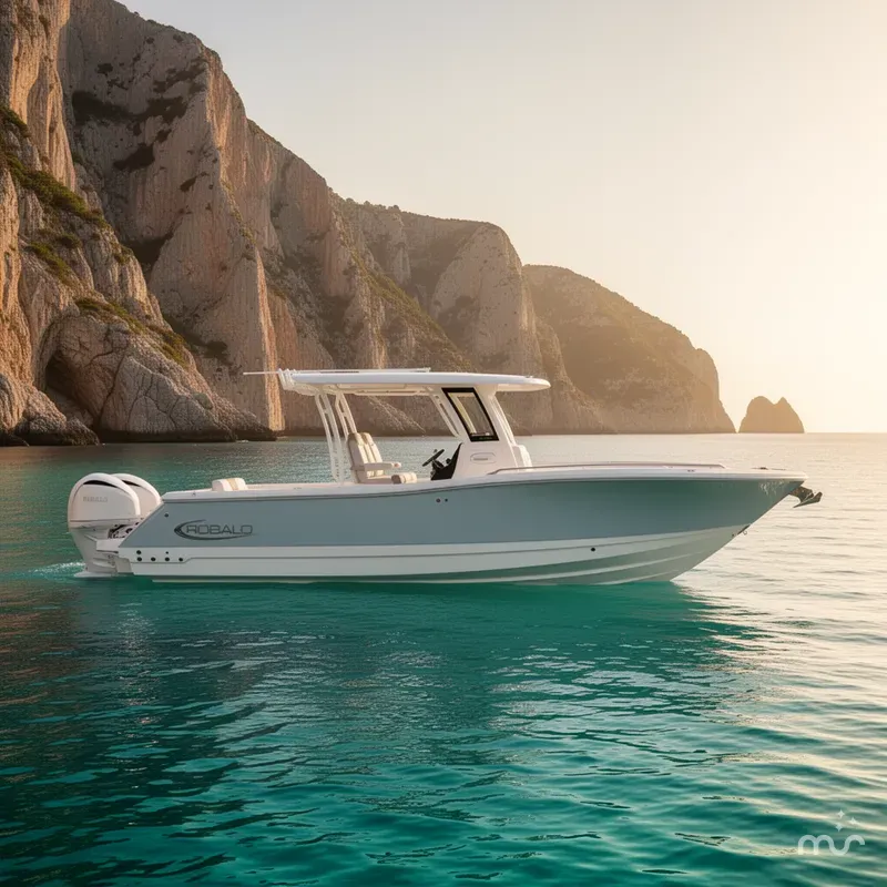 Slide: The Image of Robalo R300 Center Console 2026 - 2