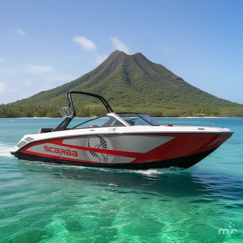 Slide: The Image of Scarab 235 LX Wake 2025 - 2