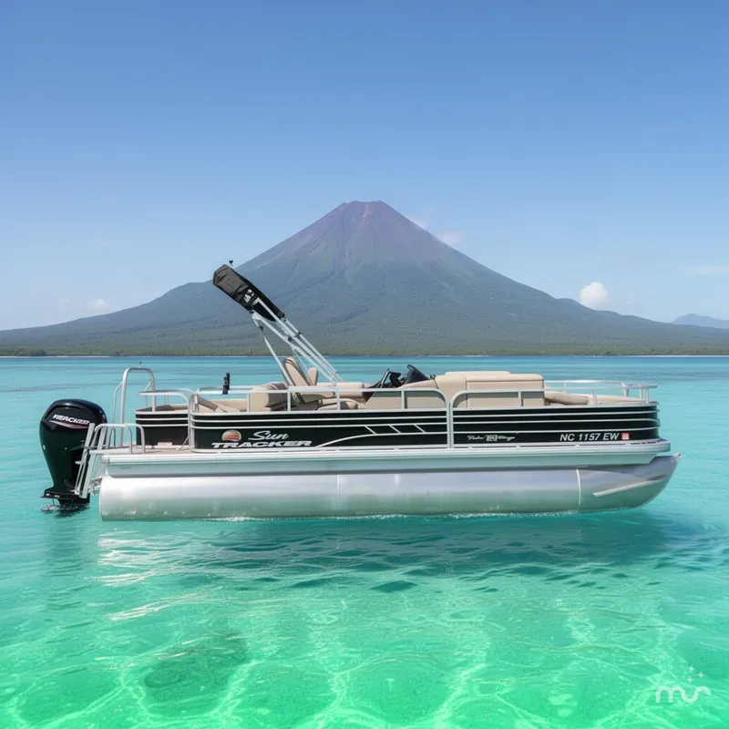 Slide: The Image of Sun Tracker Fishin' Barge 20 DLX 2021 - 2