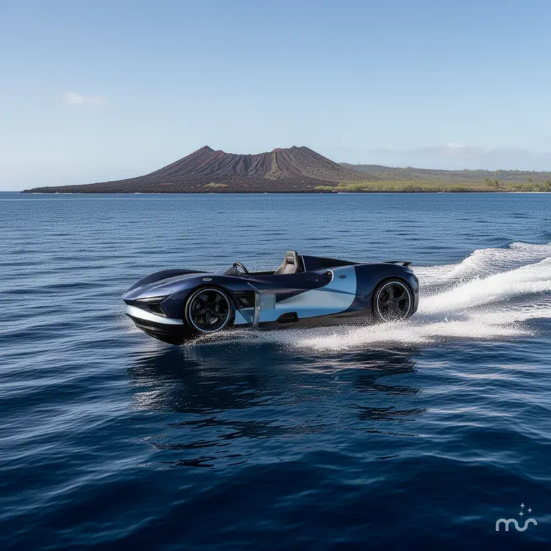 Slide: The Image of Watersports Car SERIES X JET CAR BOAT 2023 - 1