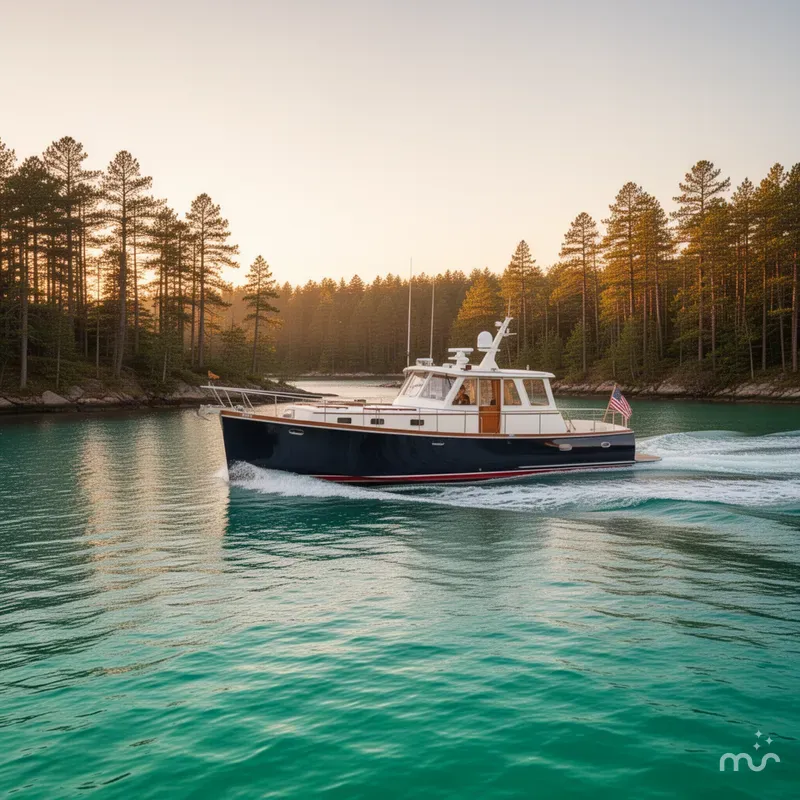 Slide: The Image of Grand Banks 49 Eastbay HX 2002 - 4