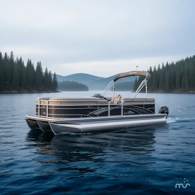 The Image of Sun Tracker Party Barge 18 DLX 2025 - 0