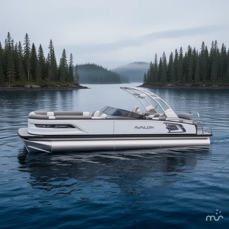 Slide: The Image of Bentley Pontoons 200 4-Point Fish 2022 - 2