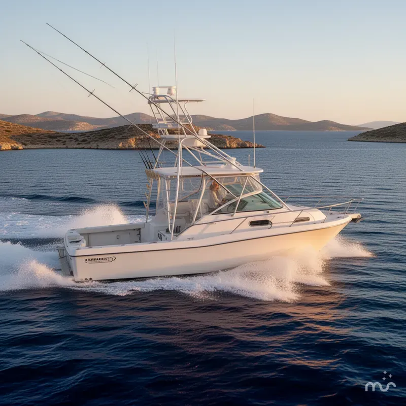 Slide: The Image of Boston Whaler 34 Defiance 2000 - 2