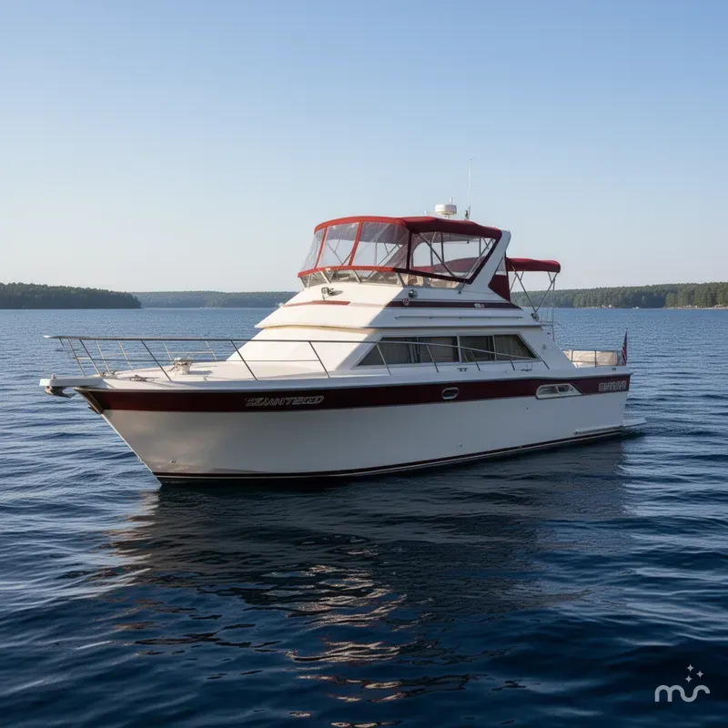 Slide: The Image of Carver Yachts 38 Santego 1989 - 1