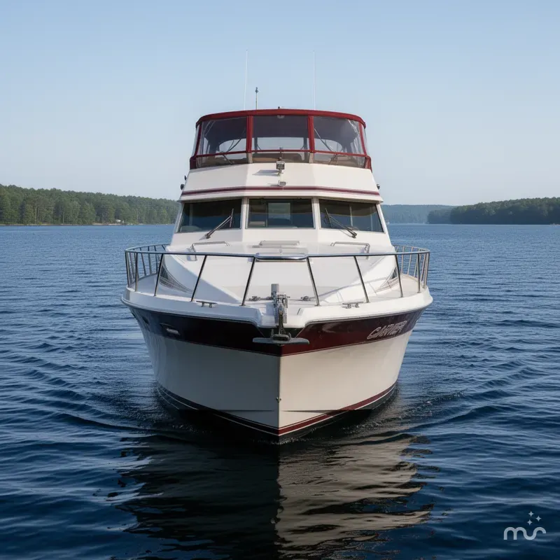Slide: The Image of Carver Yachts 38 Santego 1989 - 3