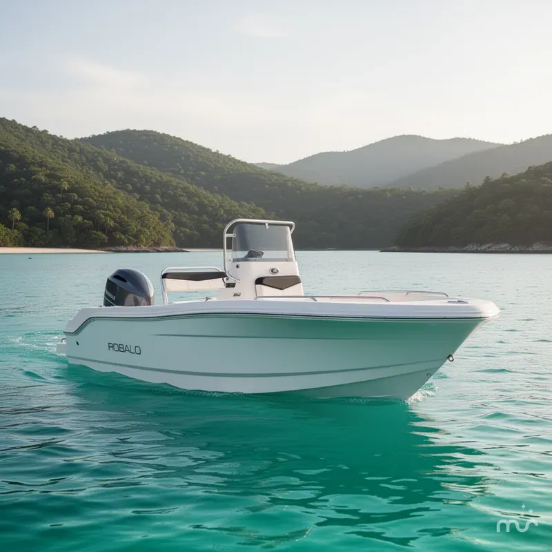 Slide: The Image of Robalo R160 Center Console 2025 - 2