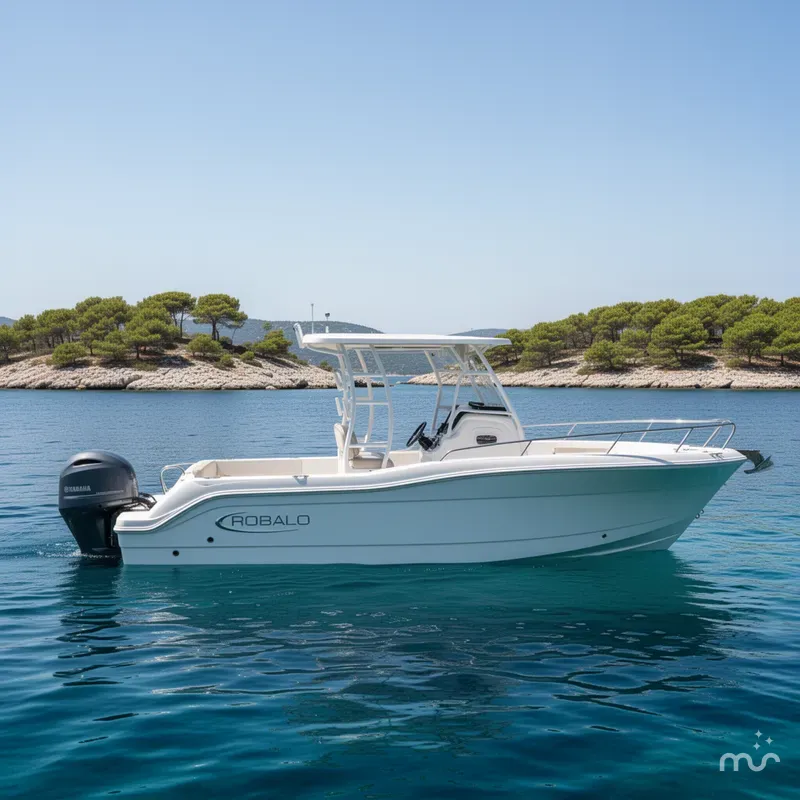 Slide: The Image of Robalo R247 Dual Console 2021 - 2