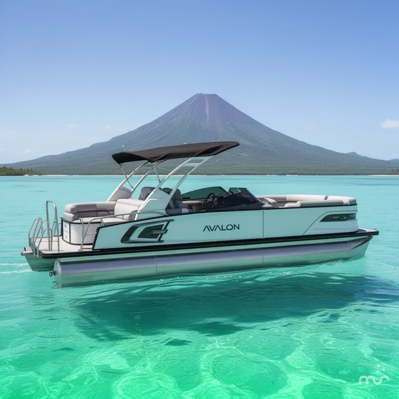 The Image of Avalon 2785 Excalibur LTD Windshield Quad Lounger, Tri toon, Mercury 400hp V-10 2026 - 0