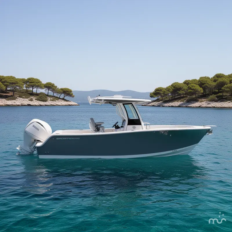 Slide: The Image of Sportsman Open 252 Center Console 2026 - 2