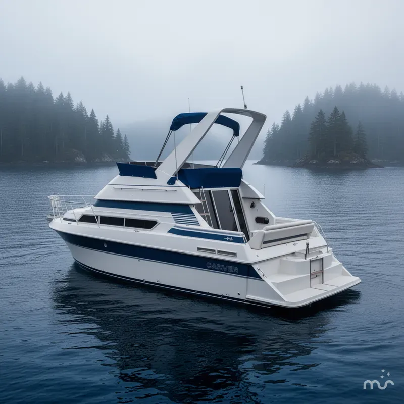 Slide: The Image of Carver Yachts 30 Santego 1990 - 2