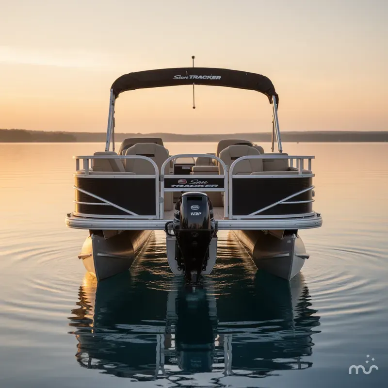Slide: The Image of Sun Tracker Fishin' Barge 22 DLX 2019 - 2