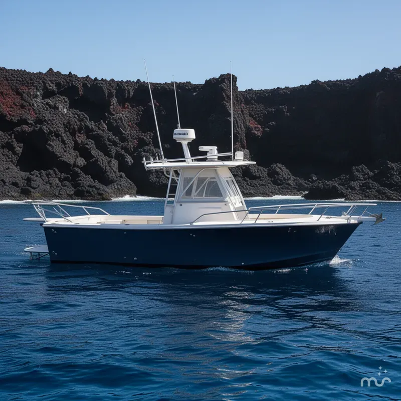 Slide: The Image of Ocean Master 31 Center Console 1998 - 2