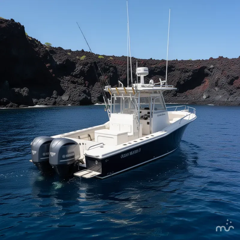 Slide: The Image of Ocean Master 31 Center Console 1998 - 3