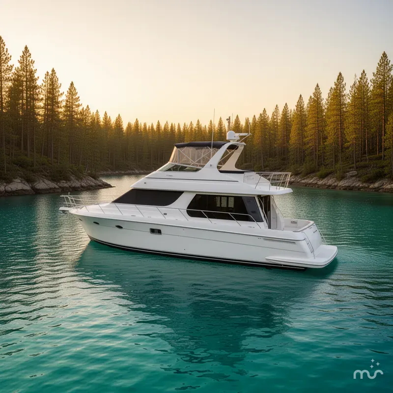 Slide: The Image of Carver Yachts 530 Voyager Pilothouse 2000 - 2