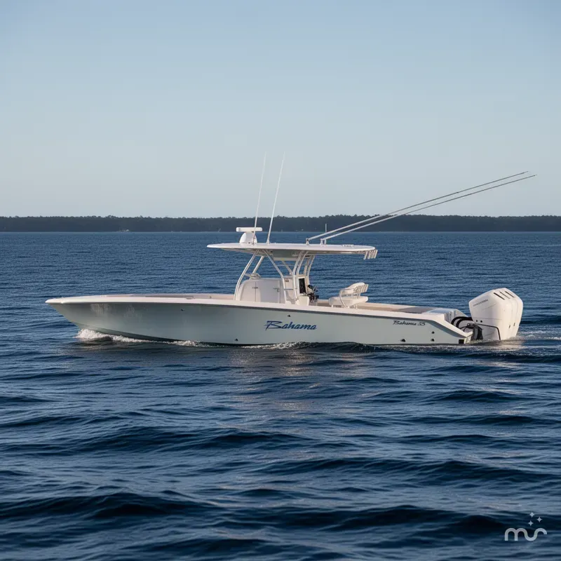 Slide: The Image of Bahama 35 Super Center Console 2025 - 1