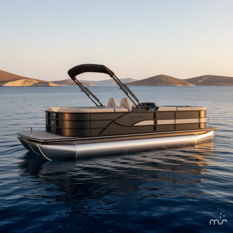 Slide: The Image of Bentley Pontoons Legacy 223 Navigator 2026 - 2