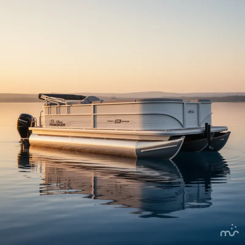 Slide: The Image of Party Barge 20 DLX 2026 - 0