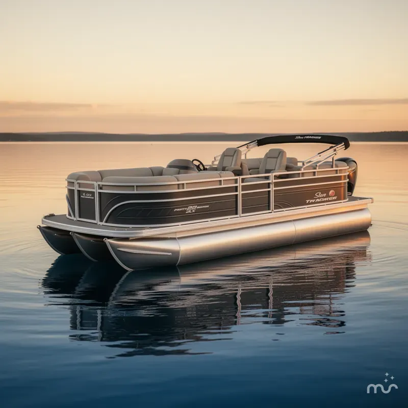 Slide: The Image of Party Barge 20 DLX 2026 - 1