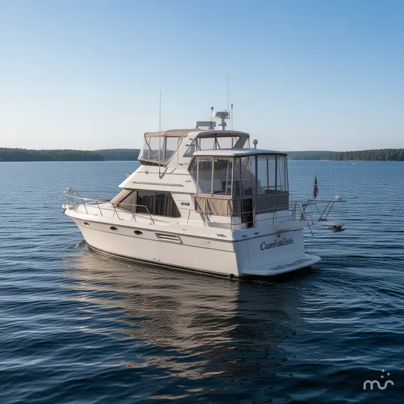 Slide: The Image of Carver 355 Motor Yacht 1997 - 0