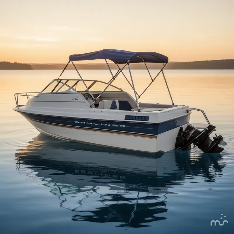 Slide: The Image of Bayliner 1952 Capri Cuddy 1996 - 1