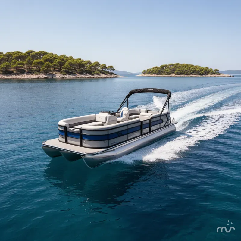 The Image of Bentley Pontoons Bolt 150HP 203 Tritoon $41995 2025 - 0