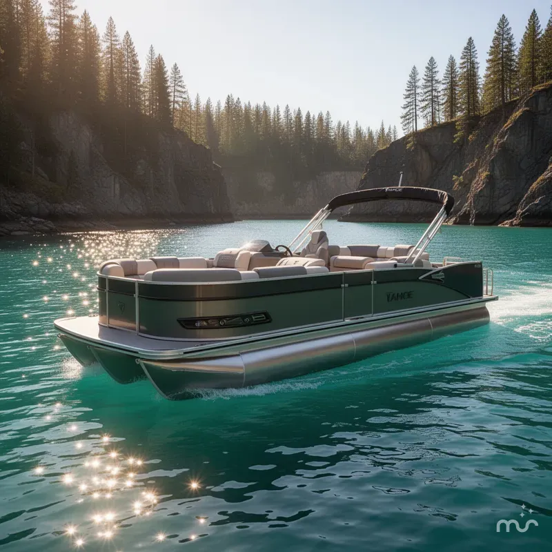 Slide: The Image of Tahoe Cascade 200HP Elite 2385 Tritoon 2025 - 1