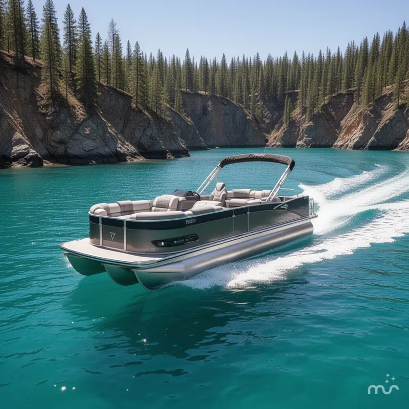 Slide: The Image of Tahoe Cascade 200HP Elite 2385 Tritoon 2025 - 2