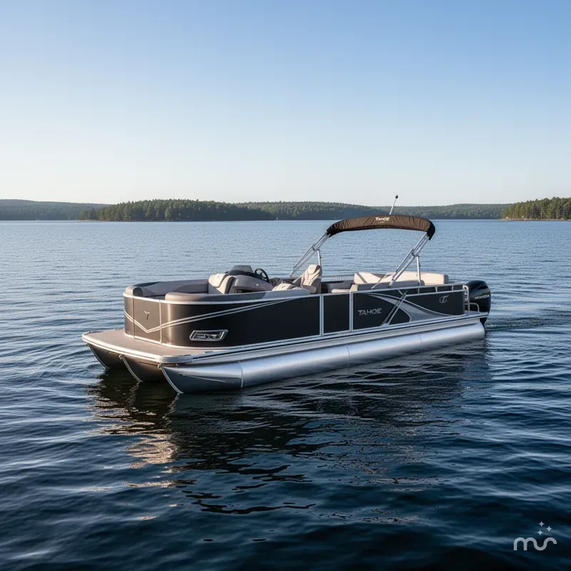 Slide: The Image of Tahoe LTZ 2385 Swingback (VRL) Tritoon & Honda 4-Stroke EFI 2025 - 0