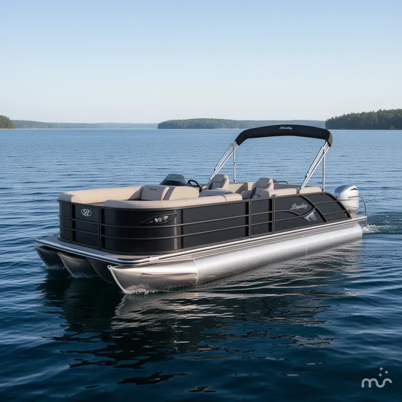 Slide: The Image of Bentley Pontoons Legacy 220 Swingback & Honda 4-Stroke EFI 2026 - 0