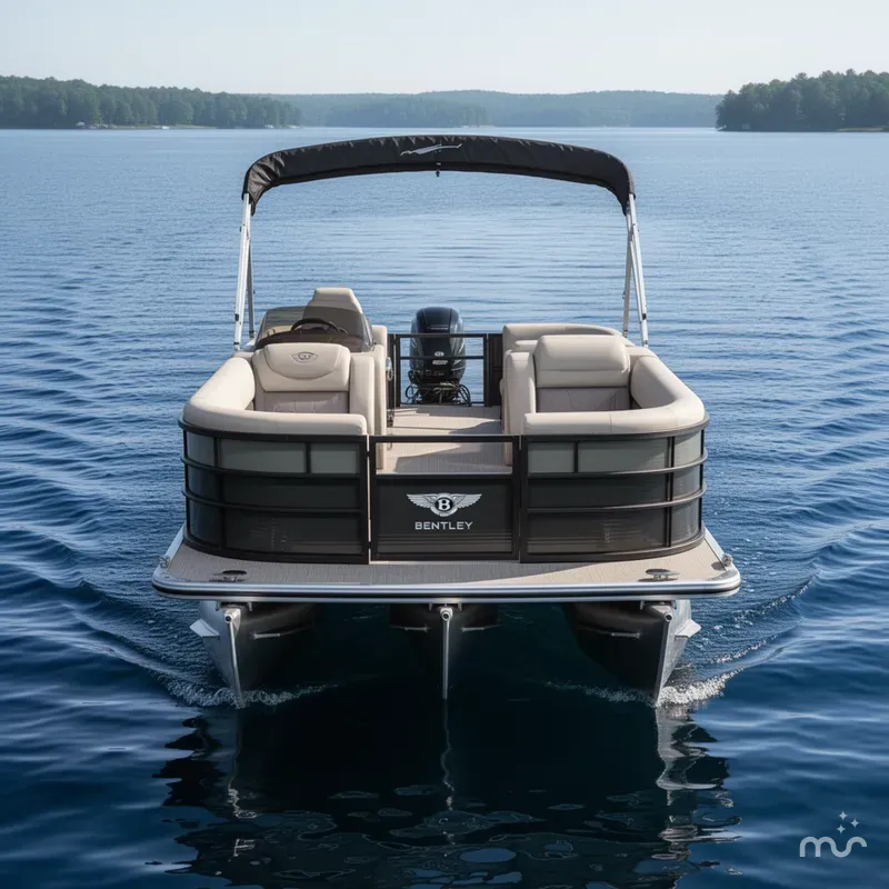 Slide: The Image of Bentley Pontoons Legacy 220 Swingback & Honda 4-Stroke EFI 2026 - 1