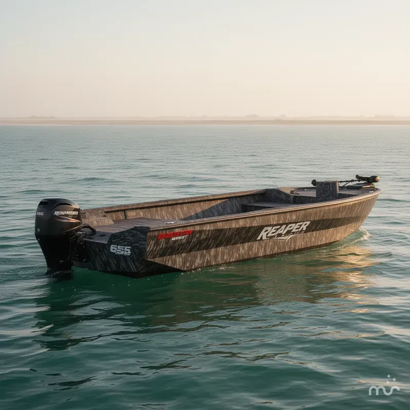 Slide: The Image of Reaper Boats 656 656 STEP TRANSOM 2026 - 1
